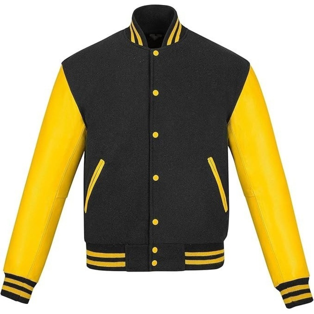Mens Varsity Jacket Baseball Letterman Jacket Wool & Leather Premium Quality NEW
